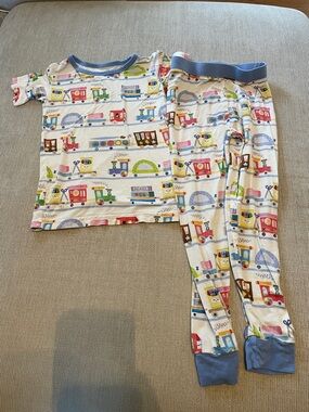 Little Sleepies Back to School Train Print